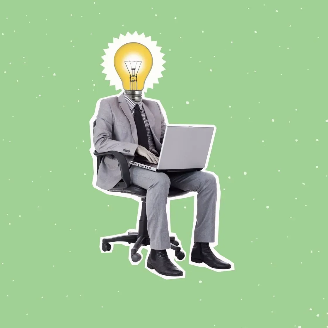 Illustration : des mains présentent un graphique en croissance, symbolisant une stratégie de contenu performante